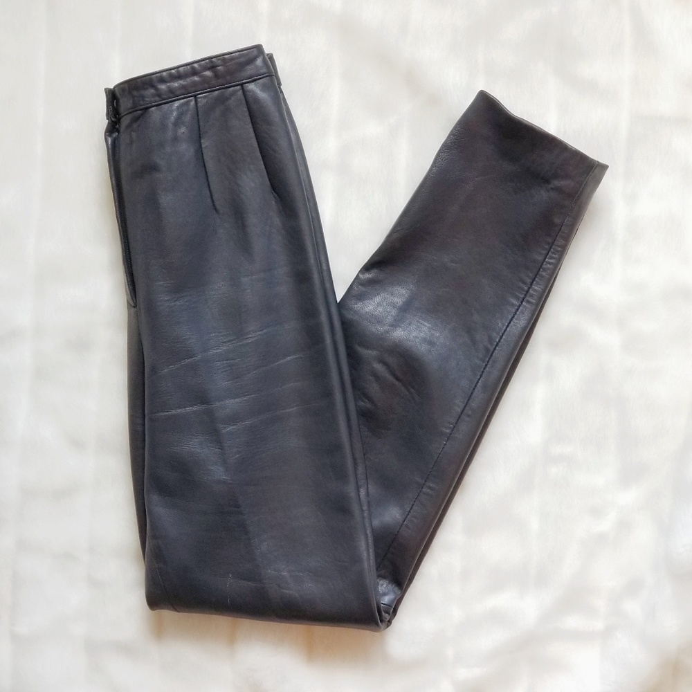 100% LAMBSKIN Valerie Stevens Moto Pants (8)